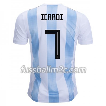 Fußballtrikots Argentinien Icardi 7 Heim Trikotsatz WM 2018